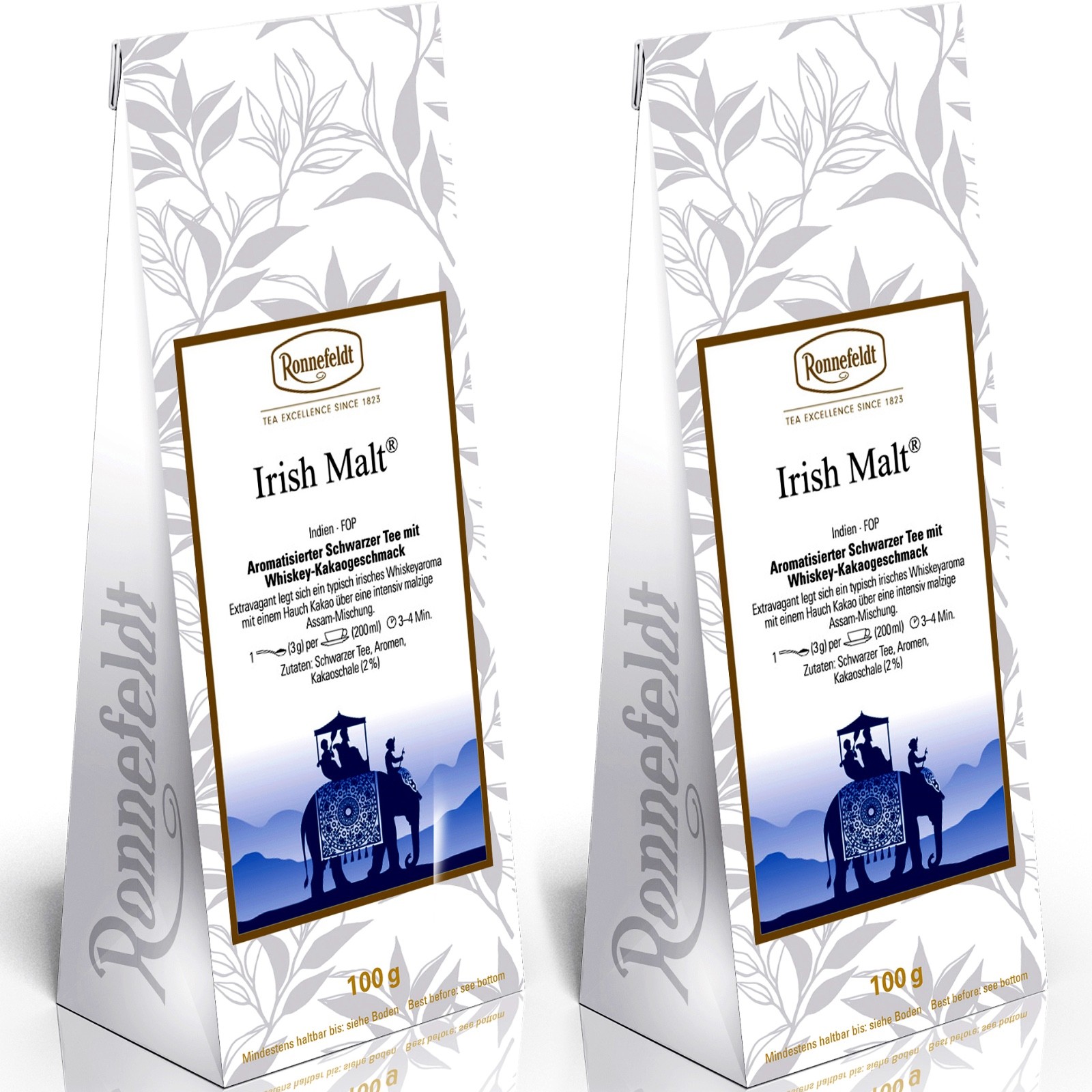 Ronnefeldt Irish Malt Black Tea Loose Leaf 200g (7 oz) German Tea