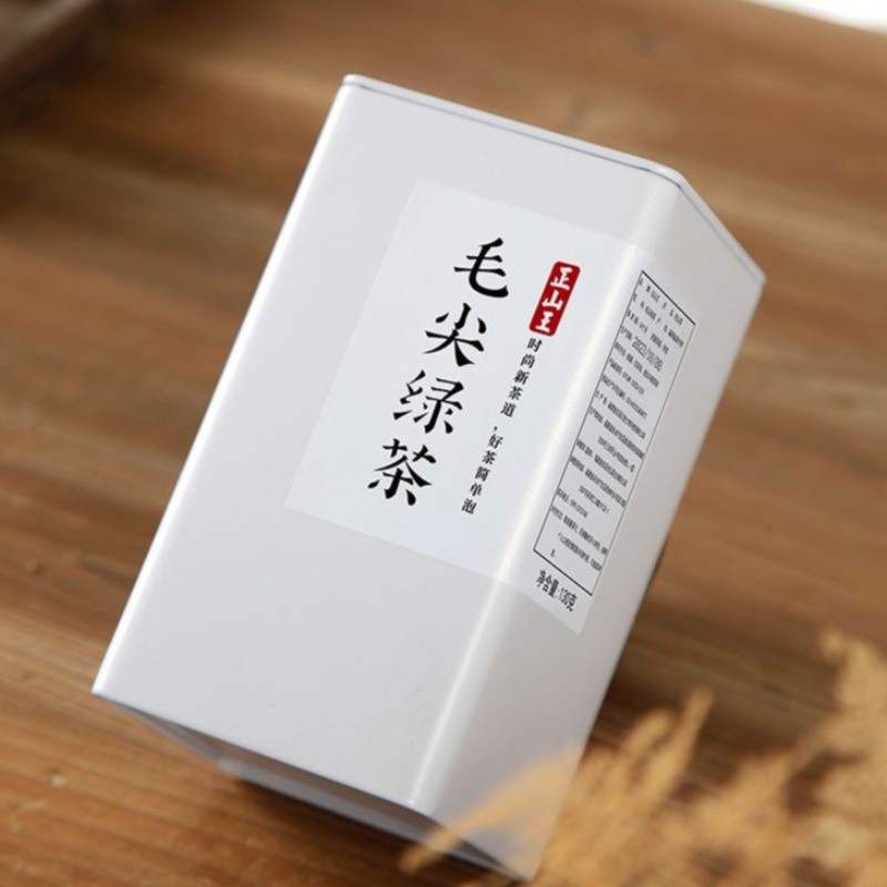 130g Authentic Mao Jian Mingqian New Tea Strong Aroma Type Green Tea Canned Tea