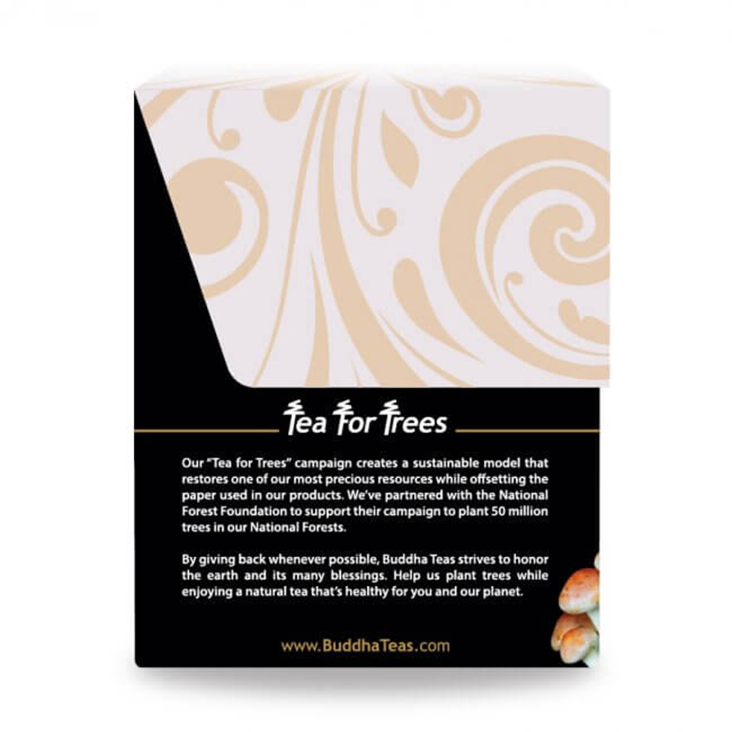 Buddha Teas Organic Mushroom Wellness Blend Tea, 18 Tea Bags