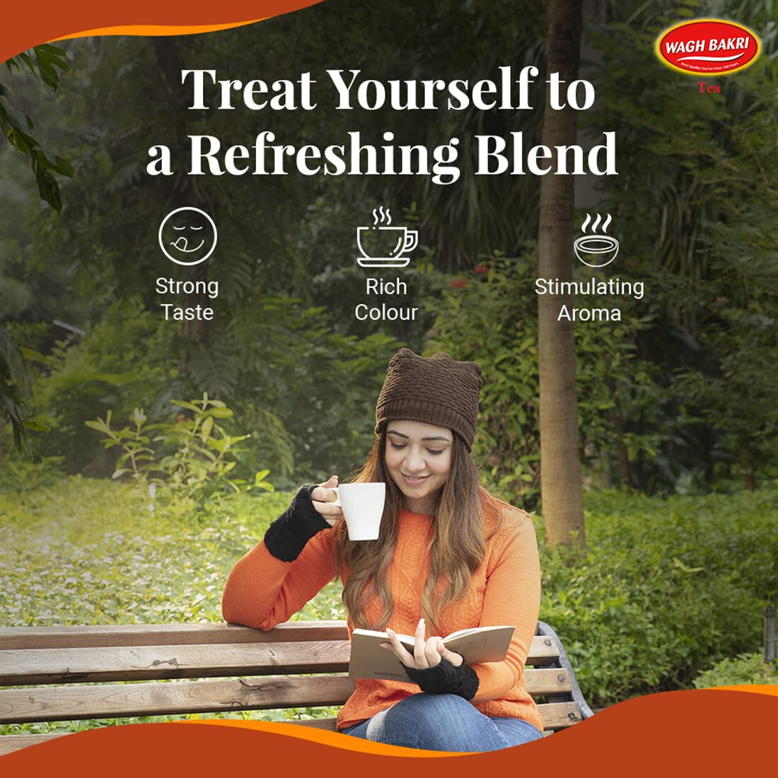 Wagh Bakri Premium Leaf Tea -Loose Leaves Jar-Great Taste From India-1KG -FreeS