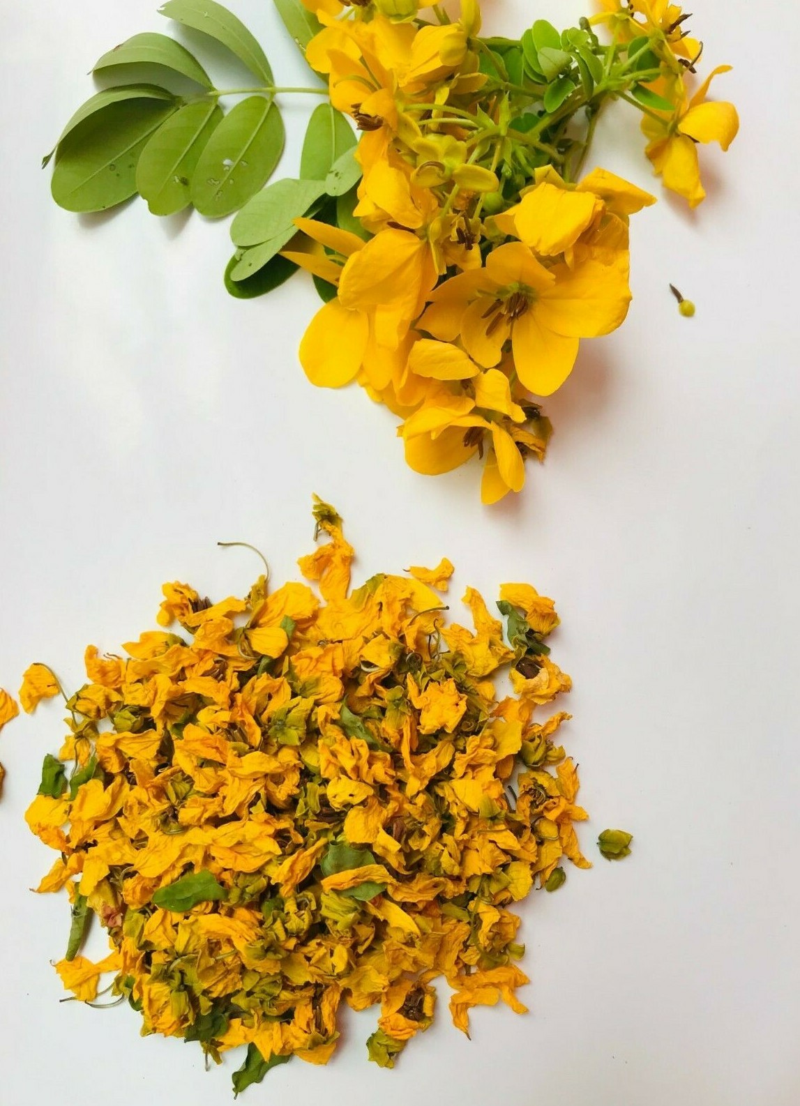 RANAWARA MAL Natural HERBAL Flower CASSIA AURICULATA 100% CEYLON Ayurveda 200g