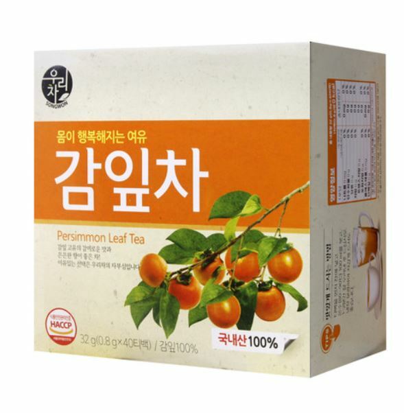 Persimmon Leaf Tea 100% Korea Tea 40pcs 감잎차