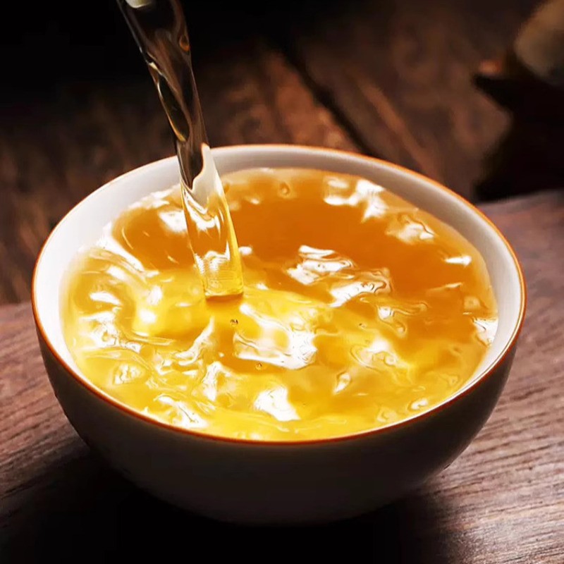 357g Authentic Iceland King Pu’er Raw Tea Chen Nian 2023 Yunnan Qizi Cake Tea
