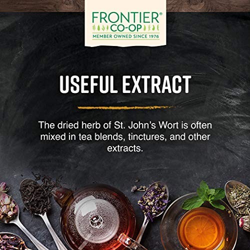 Frontier Co Op Organic Cut Sifted Saint John’s Wort Herb 1lb Dried Tea Supple…