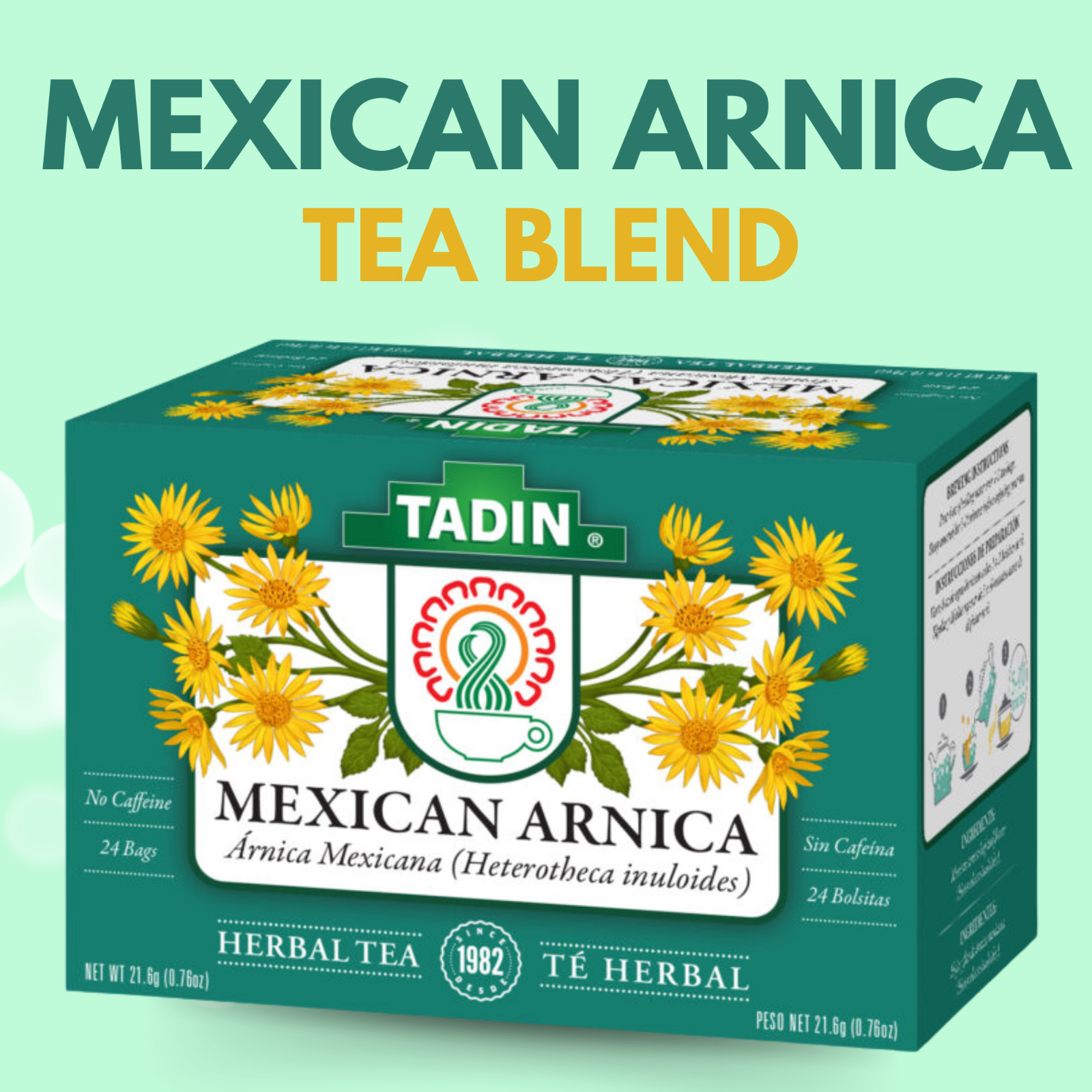 TADIN MEXICAN ARNICA 24 BAGS 0.76oz