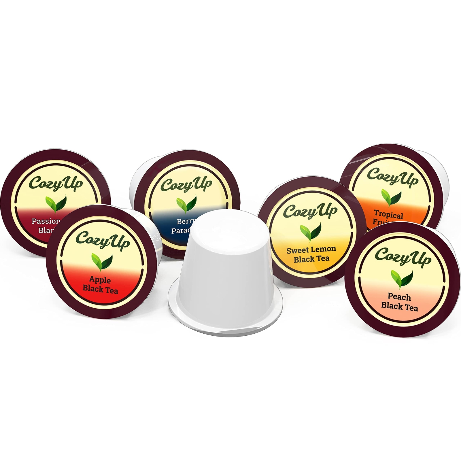CozyUp Variety Fruit Tea Sampler Pack Pod For Keurig K-Cup Brewers 36-Count