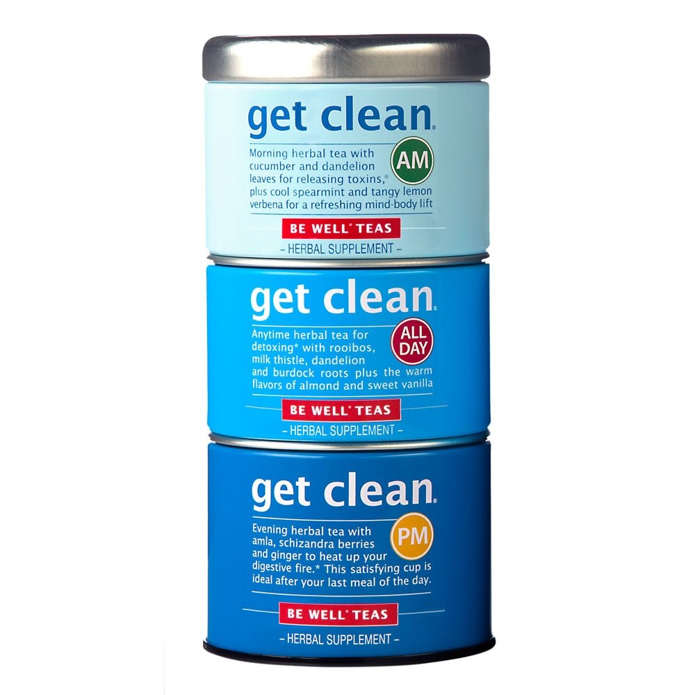 The Republic Of Tea Get Clean Stackable Tea, Herbal Tea, CaffeineFree, 42 Tea…
