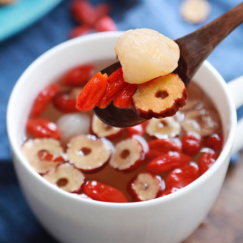 Red Date Longan Fruit Tea Chinese Herbal Blend Natural Wellness Tea 120g