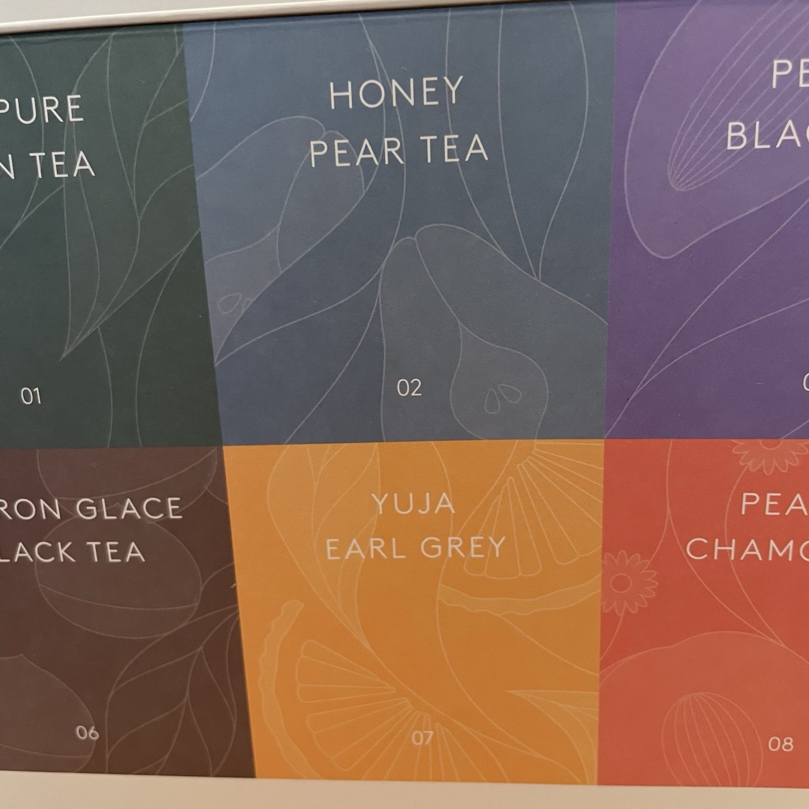 Osulloc Premium Tea Collection Assortment Jeju Green, Pear, Peach, Tangerine