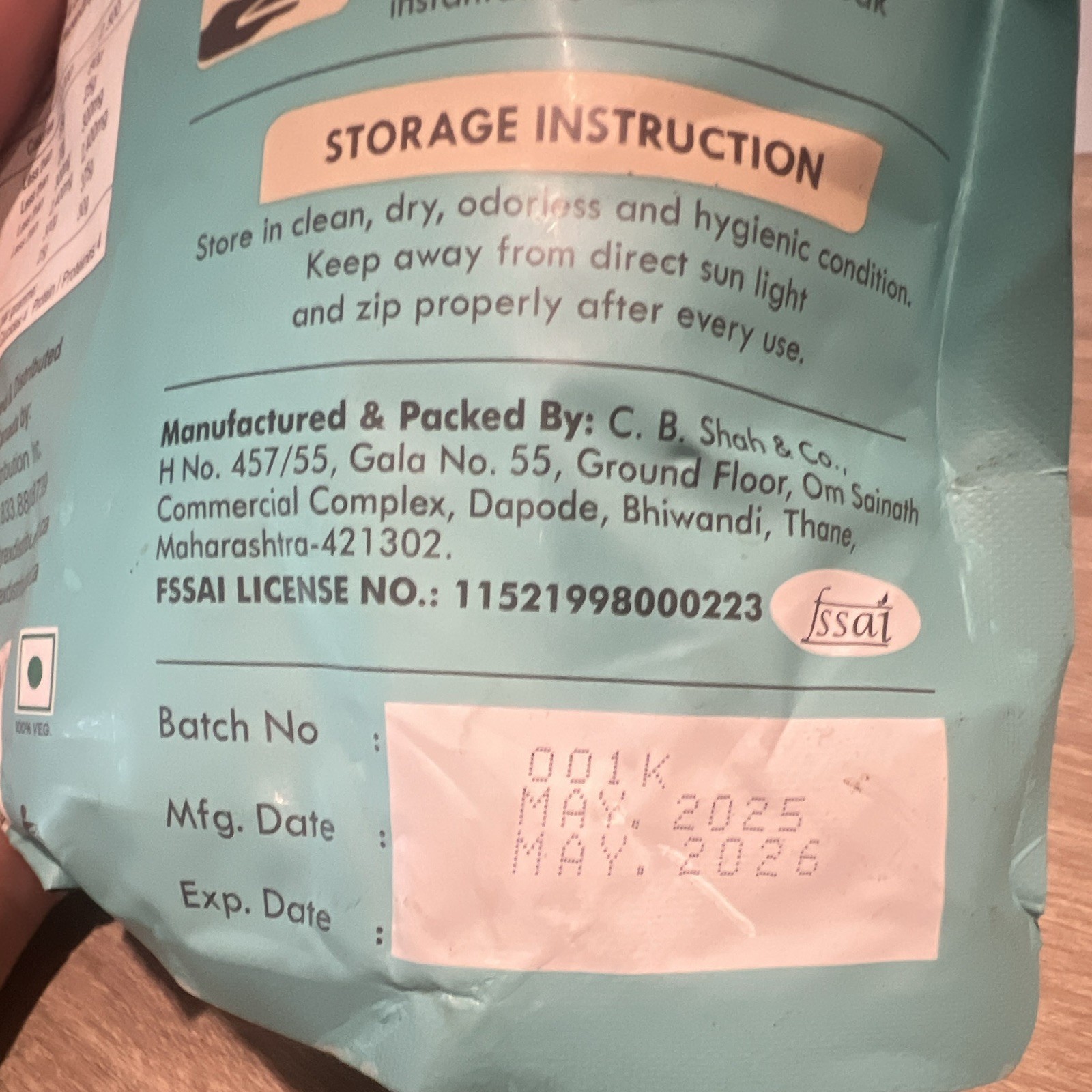 Tweak Instant Karak Chai Tea Premix, Low Sugar, 2 lb (Exp May 2026)
