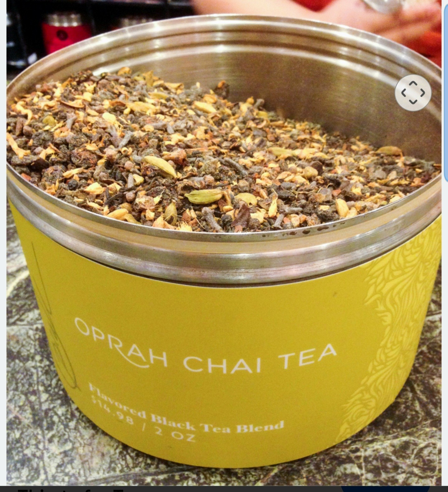 🌹 NEW! RARE! 2 Oz TEAVANA OPRAH CHAI FLAVORED BLACK TEA IN SEALED GRAY BAG 🌹