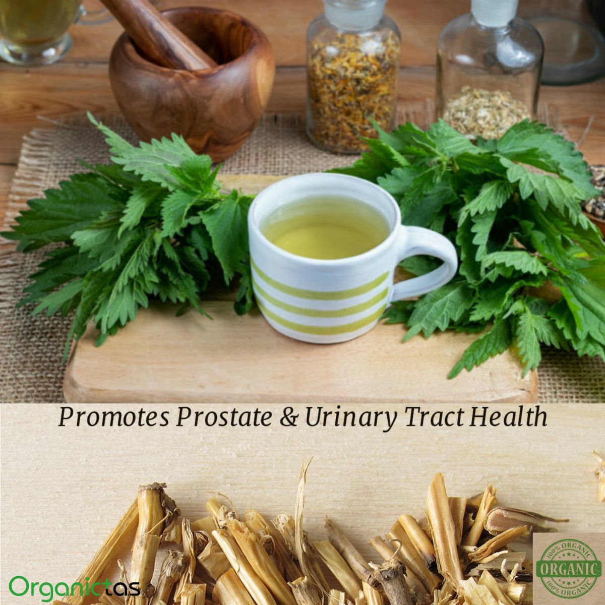 Stinging Nettle Root Tea | Premium Quality | Urtica Dioica | Loose Dried Cut Her
