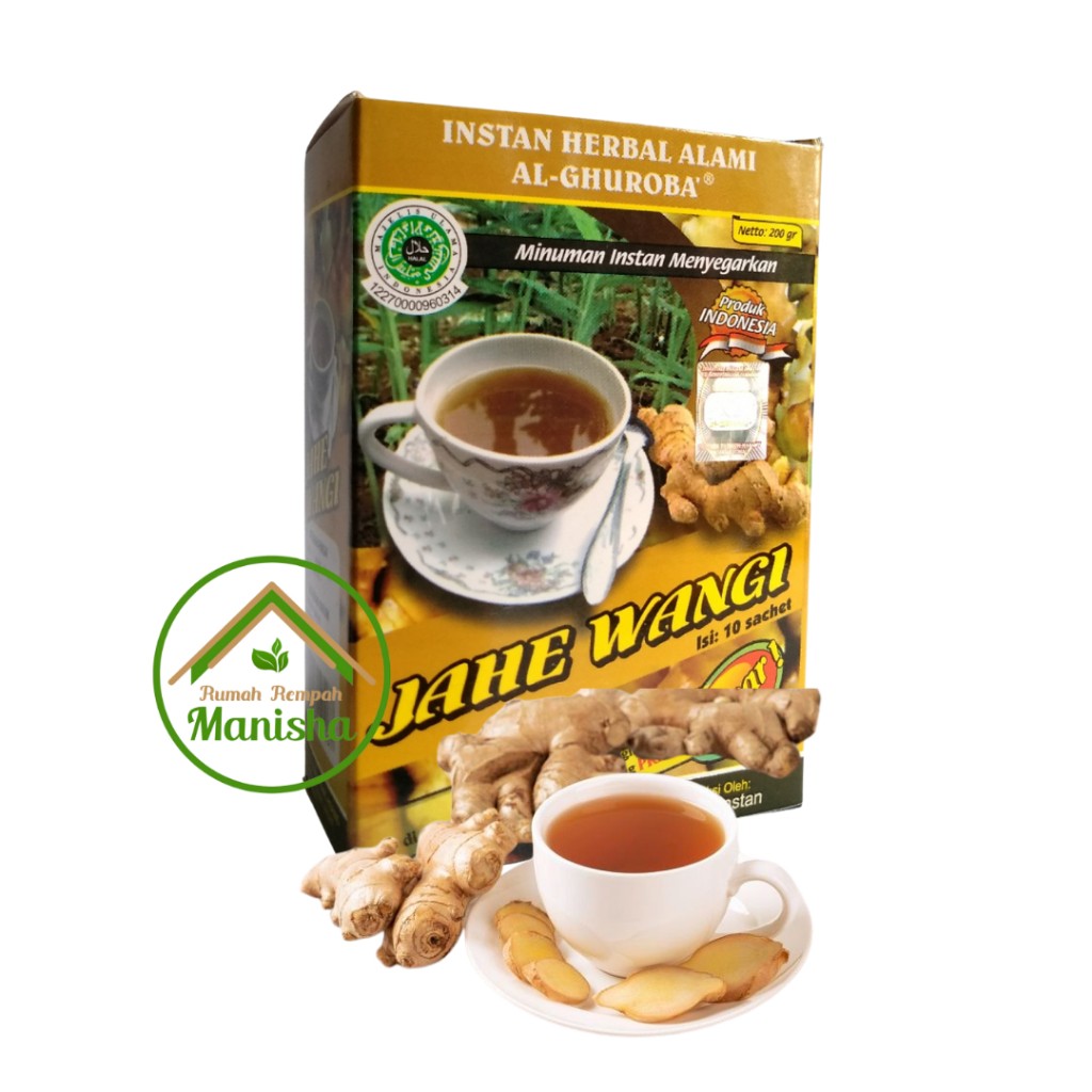 Al-Ghuroba Instant Ginger Drink Mix ‘Jahe Wangi’ 10 Sachets 200g Box