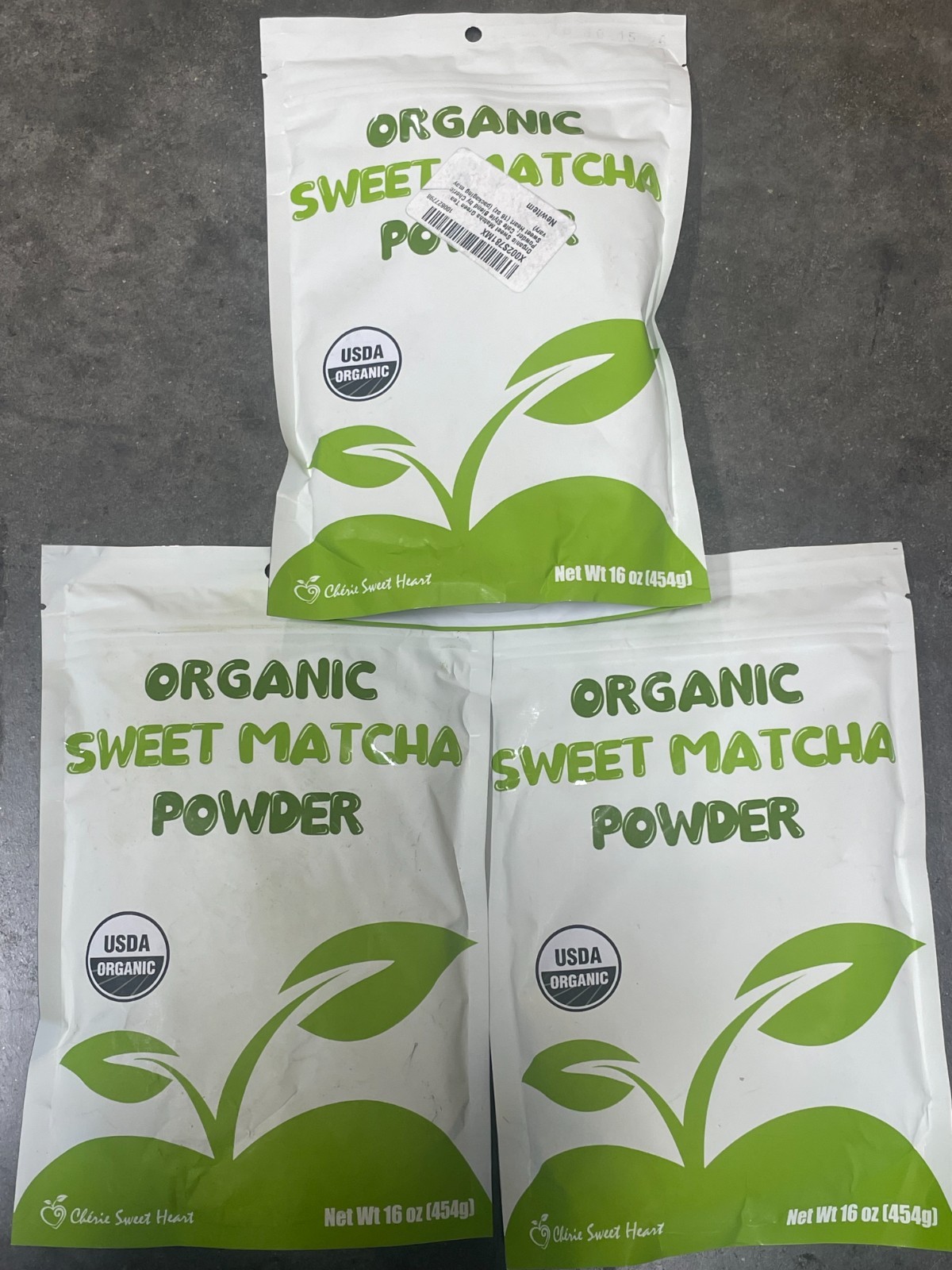 Lof of 12 Cherie Sweet Heart Sweet Matcha- 16 oz New Packaging