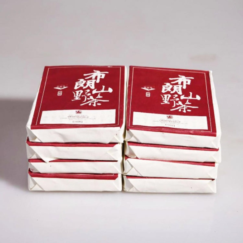200g Yunnan Brown Mountain Old Tea Mellow Aroma Pu’er Tea Ripe Tea Brick