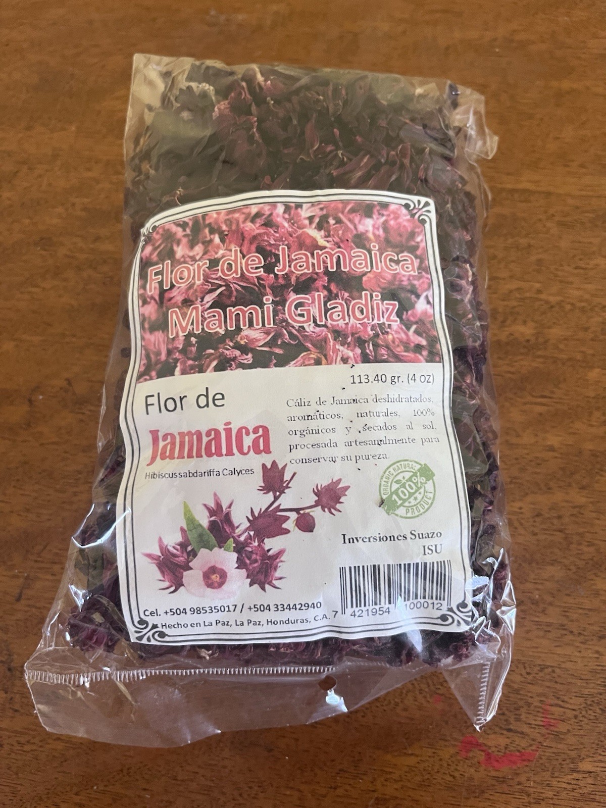 Dried Hibiscus Flower Flor De Jamaica 100% Organic Sun-dried
