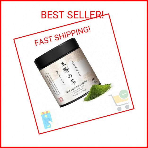 YUZUKI Matcha 40g – Japanese Ceremonial Grade Matcha Green Tea Powder – First Ha