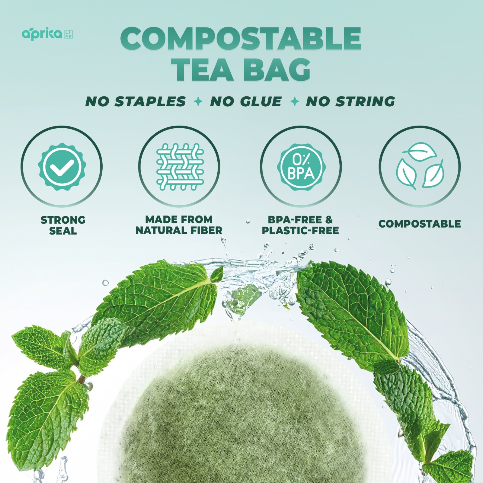 Peppermint & Chamomile Tea Bundle – 120 bags (60 in each pack), USA seller