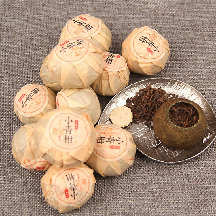 XinHui “Chen Pi” Tangerine Peel Orange Shu Pu-erh Ripe Puer Tea 100g