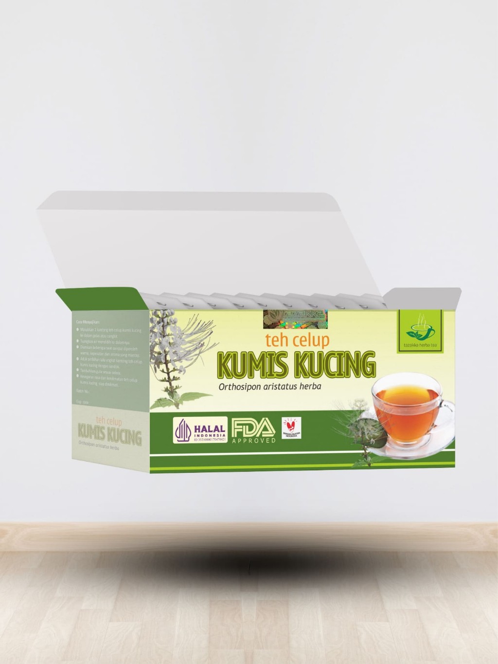 3x Kumis Kucing herbal tea bags 40g (120g total) bundle, aroma ritual spice