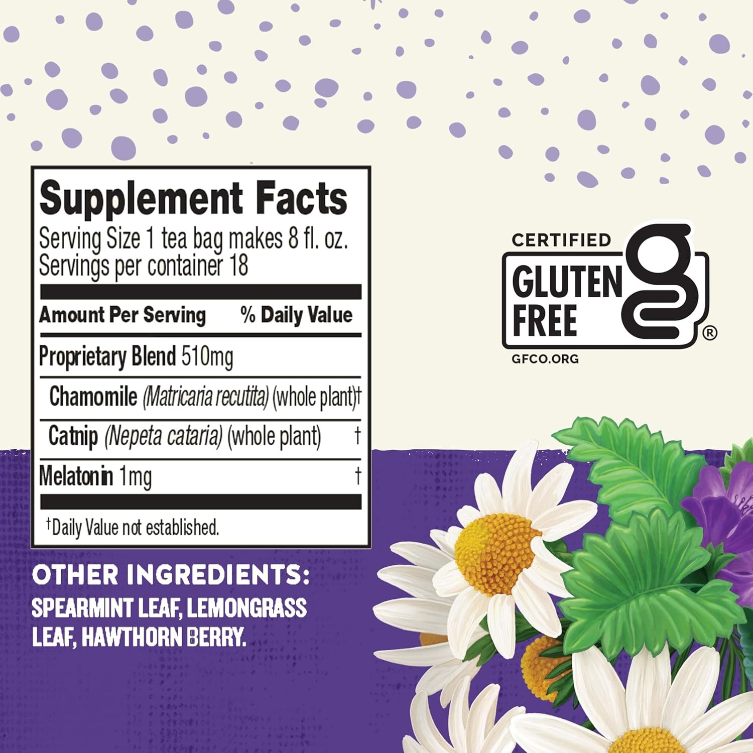 Celestial Seasonings Sleepytime Tea Plus Melatonin, 18 Count (Pack of 1)