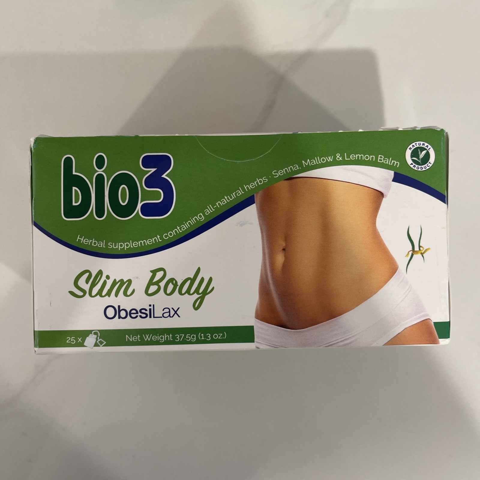 (Pack of 2) Bio3 ObesiLax Tea 25 Tea Bags | Herbal Support for Weight Management
