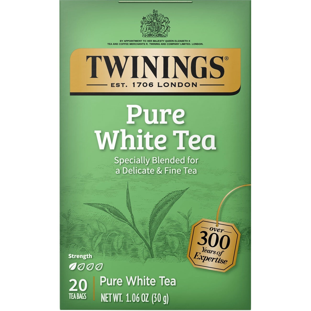 Twinings Pure White Tea – 20 tea bags