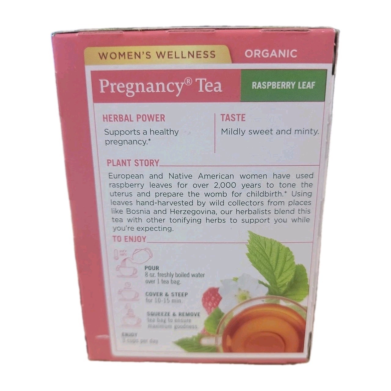 Lot Of 6 Boxes Traditional Medicinals Organic Pregnancy Tea 96 Bags Exp 03/28