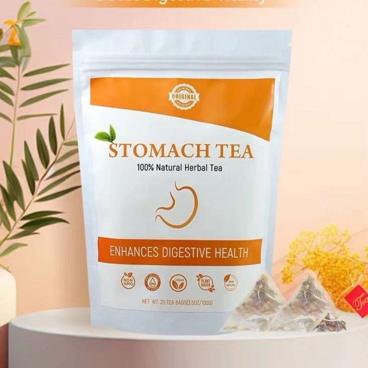 Original Stomach Herbal Tea Clove Turmeric 20 Bags Vegan Non-GMO