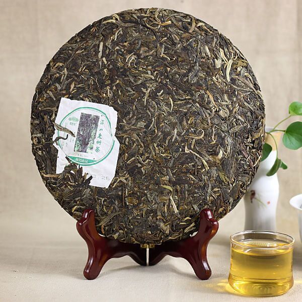 2014 Haiwan High Mountain Ancient Tree Old Comrade 141 Pu-erh Raw Puer Tea 500g