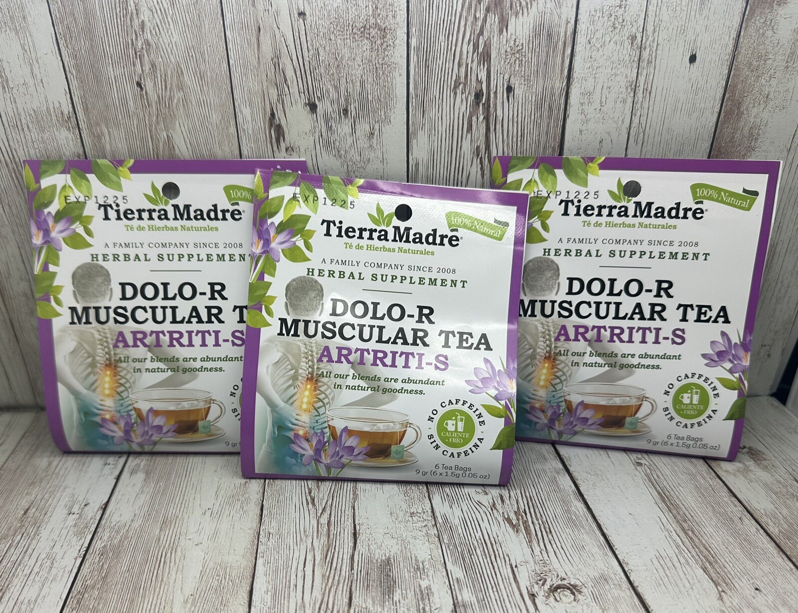 Tierra Madre,Dolor Tea,Muscular Artriti-s,Herbal Supplement (18 tea bags)