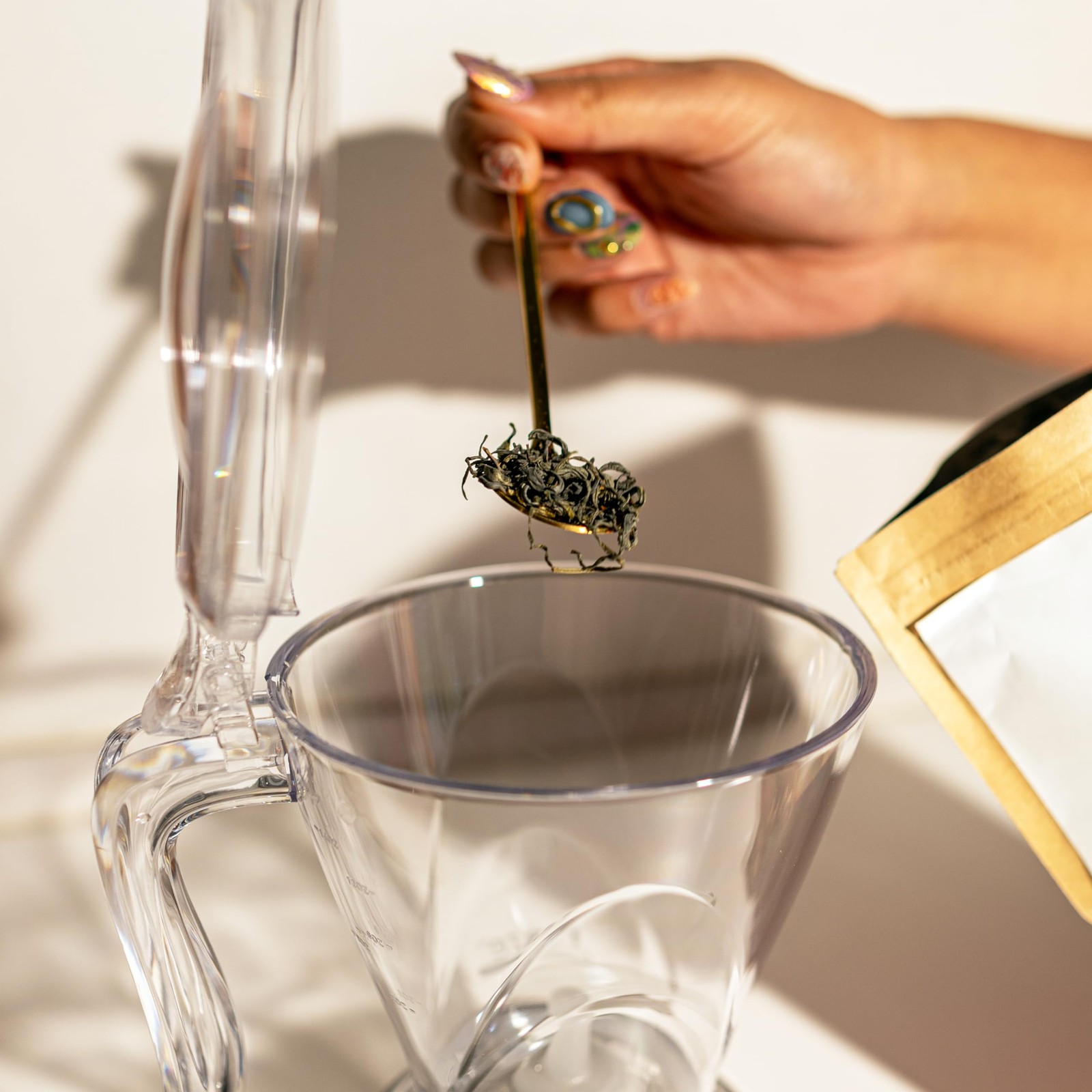 Tea Infuser for Loose Leaf 20oz, Clear