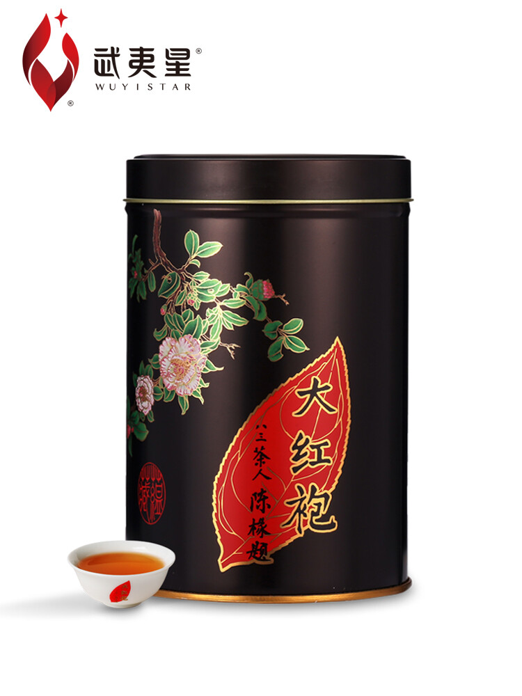 WuyiStar 5 Years Aged Big Red Robe Da Hong Pao Tea Dahongpao Oolong Tea 125g Tin