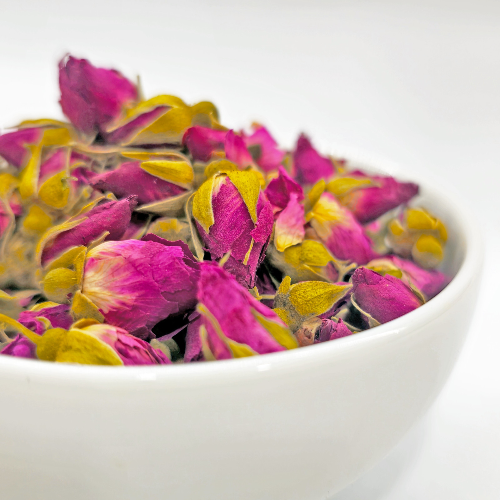 Organic Damask Rose Tea | 100% Natural Dried Rose Petals | Floral Herbal Infusio