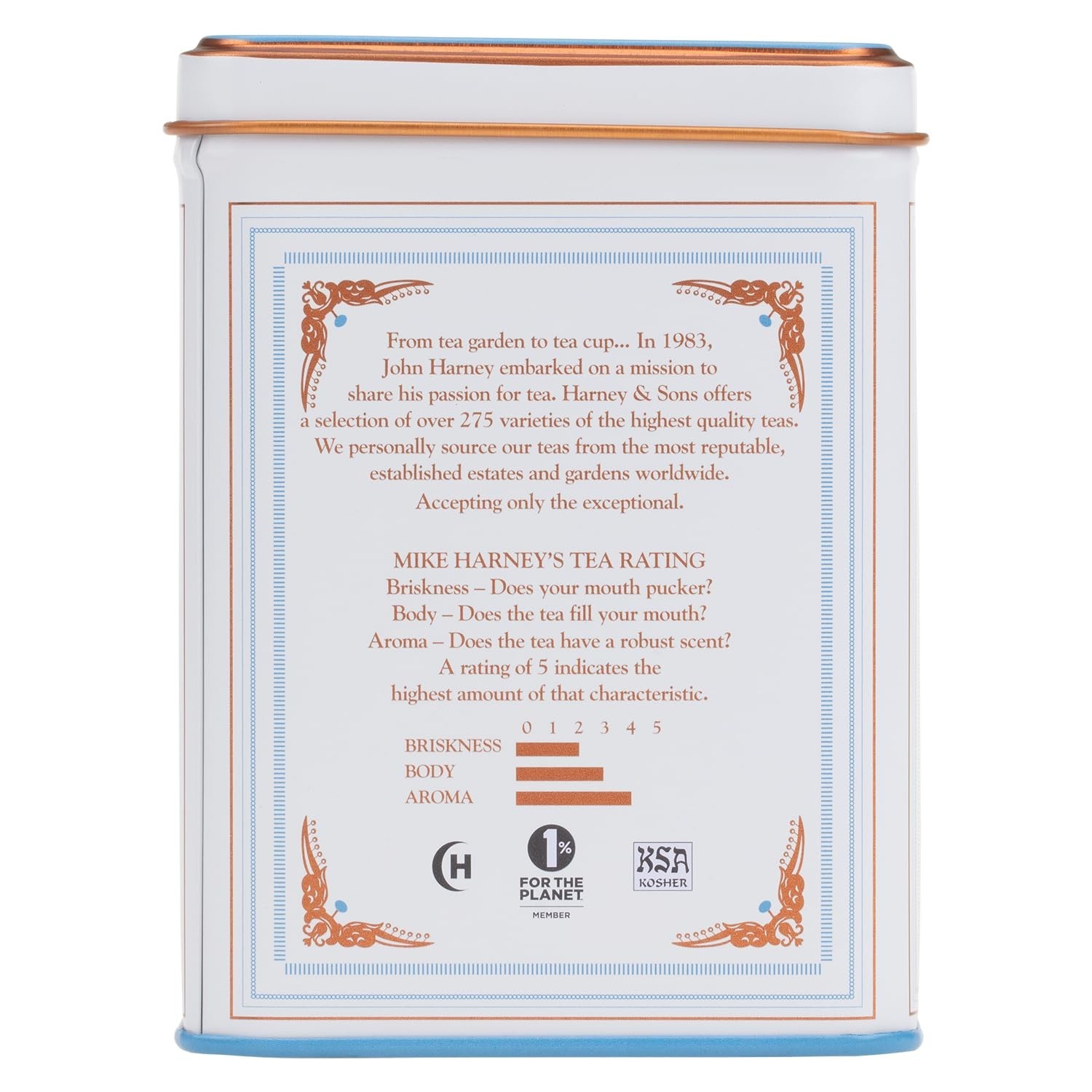 Luxurious Earl Grey Supreme Black Tea with Bergamot – 20 Count for Stress Relief