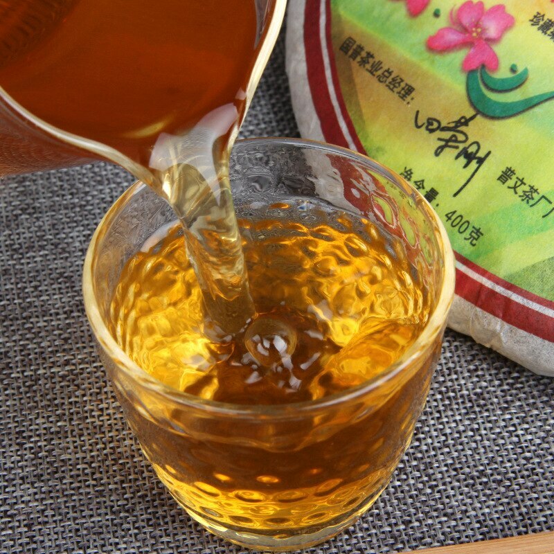 2007 Puwen Yunya Shen Puer Raw Pu-Erh Tea Hong Kong Return 10th Anniversary 400g