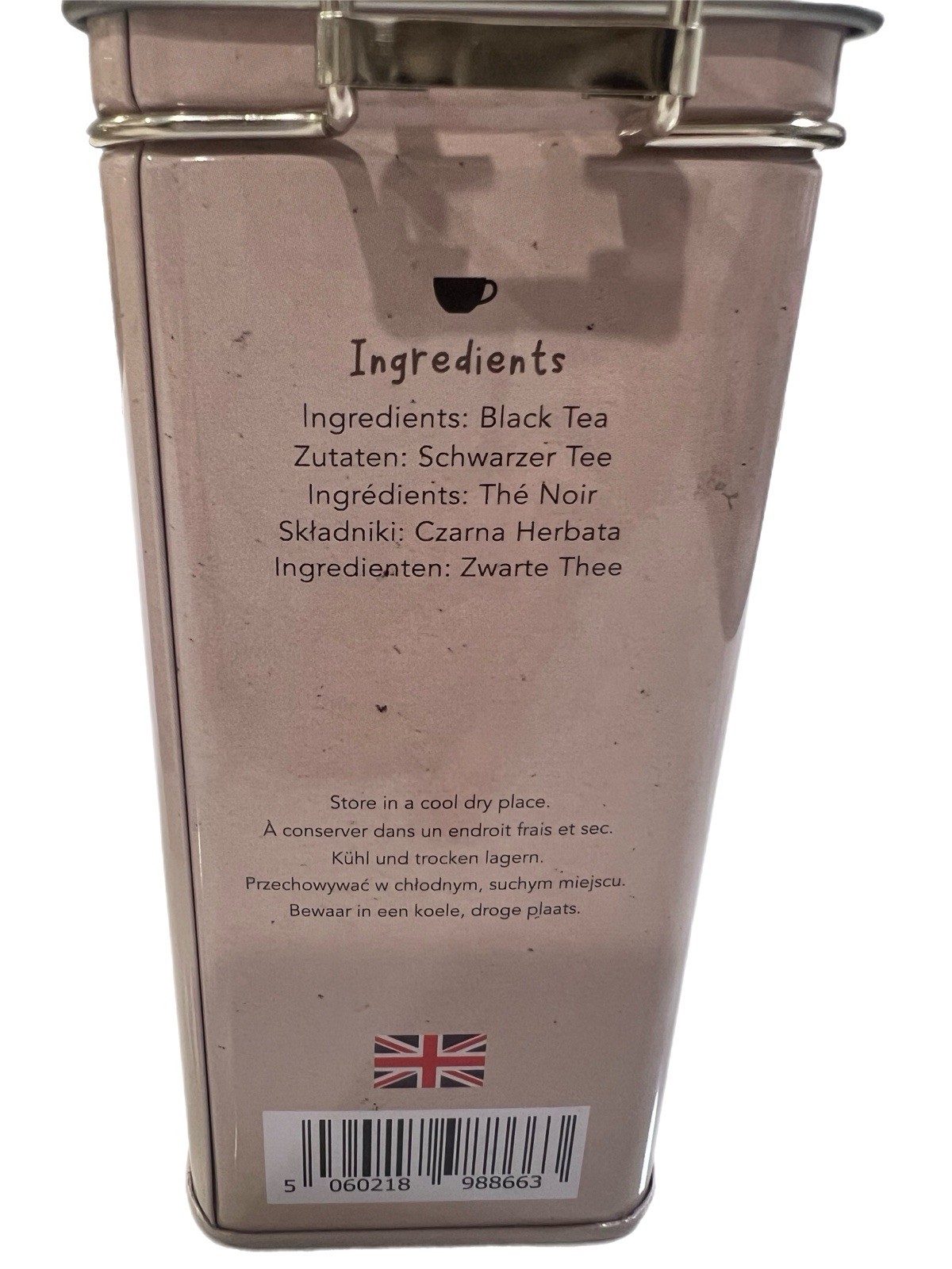 Charbrew Earl Grey & English Breakfast Tea Set Tins 60 Bags Each