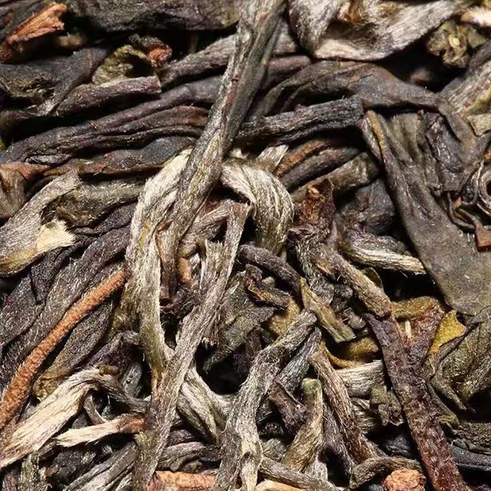 2017,景邁山 (古樹純料) Jingmai Mountain (Pure Ancient Trees),357g,Raw