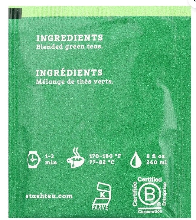 Two New/Slightly Damaged Boxes Stash Tea Premium Green Tea, 20 count Packs-09/28