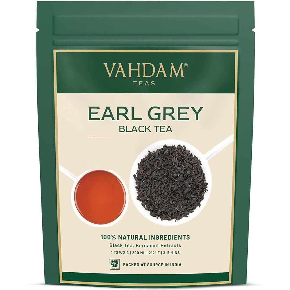 Earl Grey Tea Loose Leaf 170+ Cups 340g/12oz Citrusy & Delicious Black Tea Ble