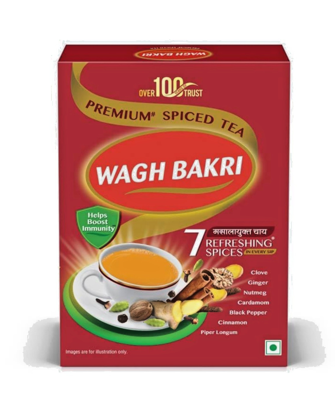 Wagh Bakri PREMIUM SPICED TEA 7 Refreshing Indian Spices 250g