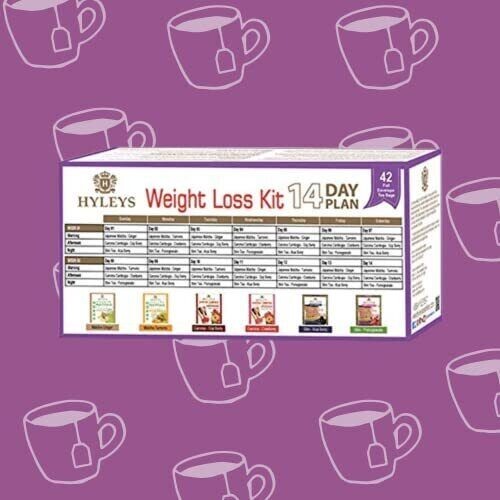Hyleys 14 Day Weight Loss Tea – 42 Tea Bags, Detox Tea for Cleanse, Sugar Free