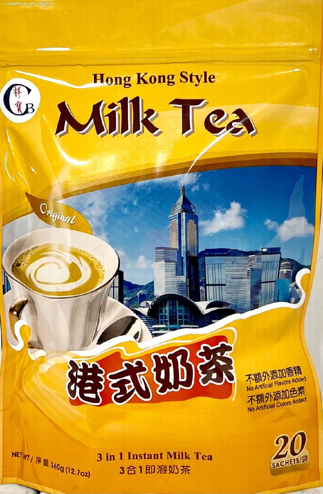 CB Original 3-In-1 Hong Kong Style Instant Milk Tea 20 Sachets x 18g~1/2027