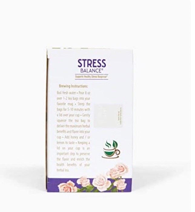 Lot Of 2’ Lifestyle Awareness Caffeine Free Stress Balance Tea, 20 Count