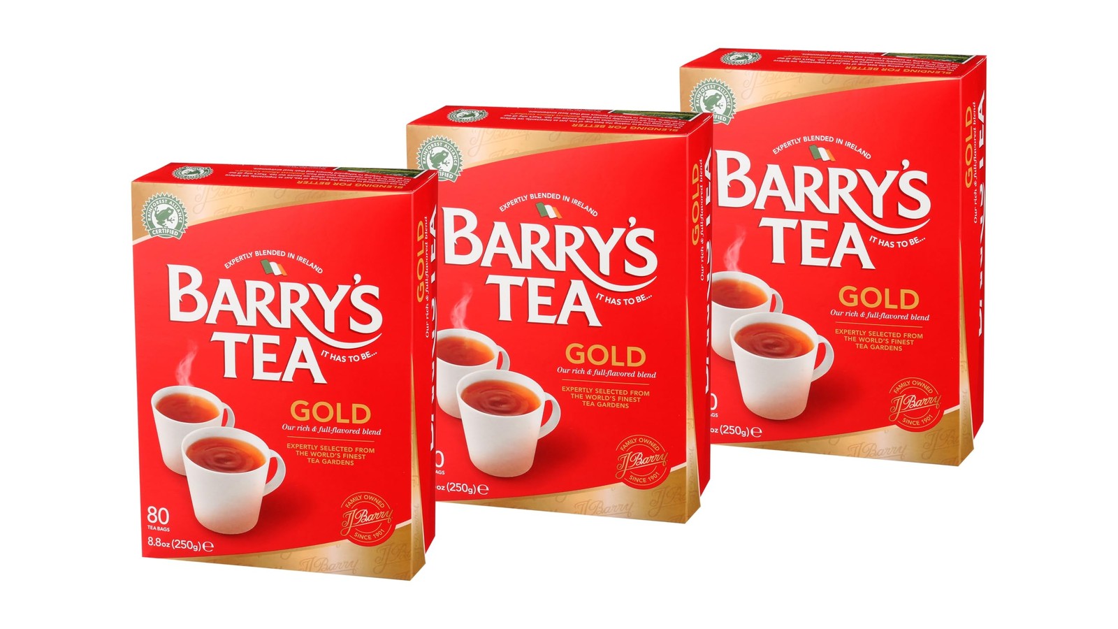 Gold Blend 80 count Tea Bags Pack of 3