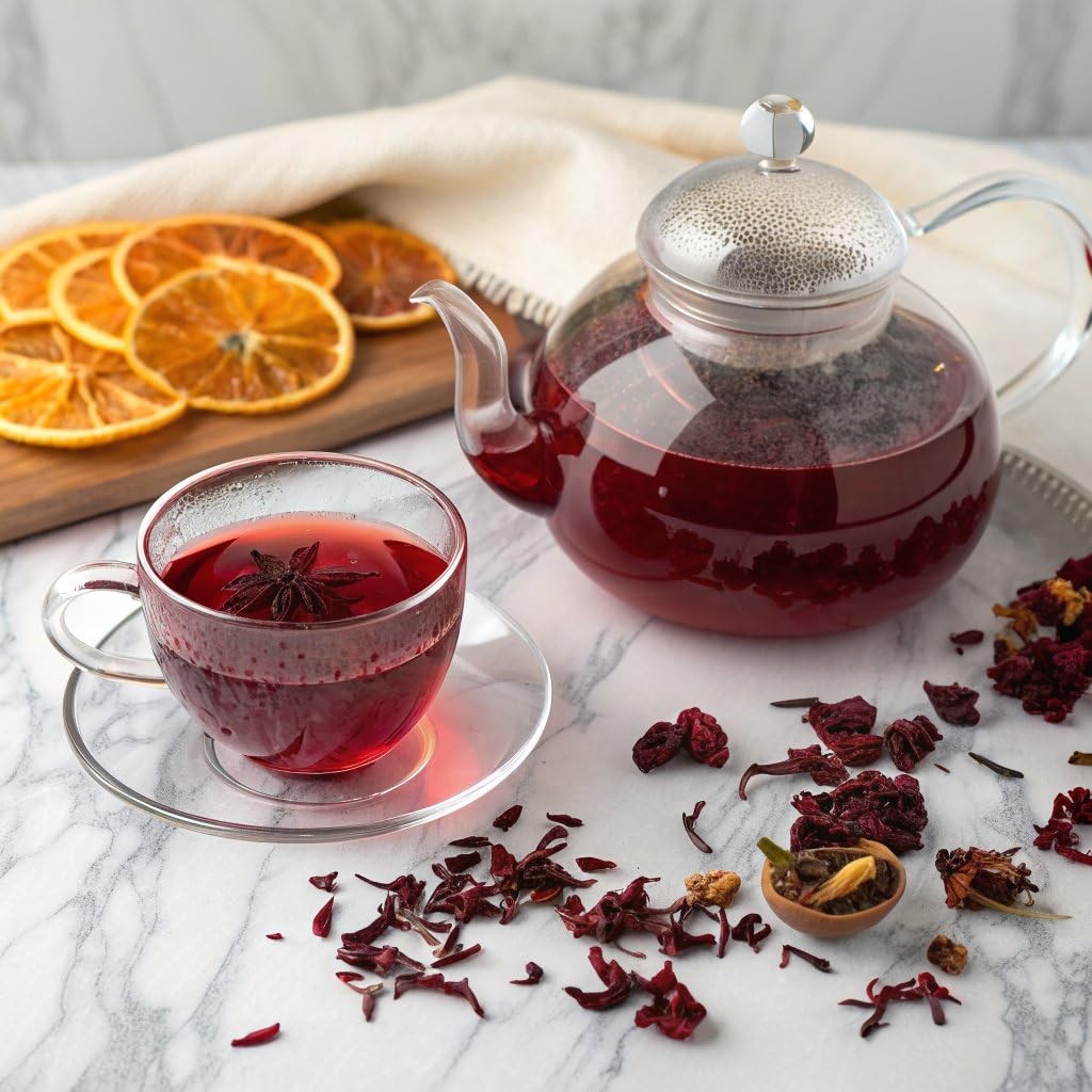 FGO Organic Hibiscus Tea, 100 Count, Eco-Conscious Tea 100 Count (Pack of 1)
