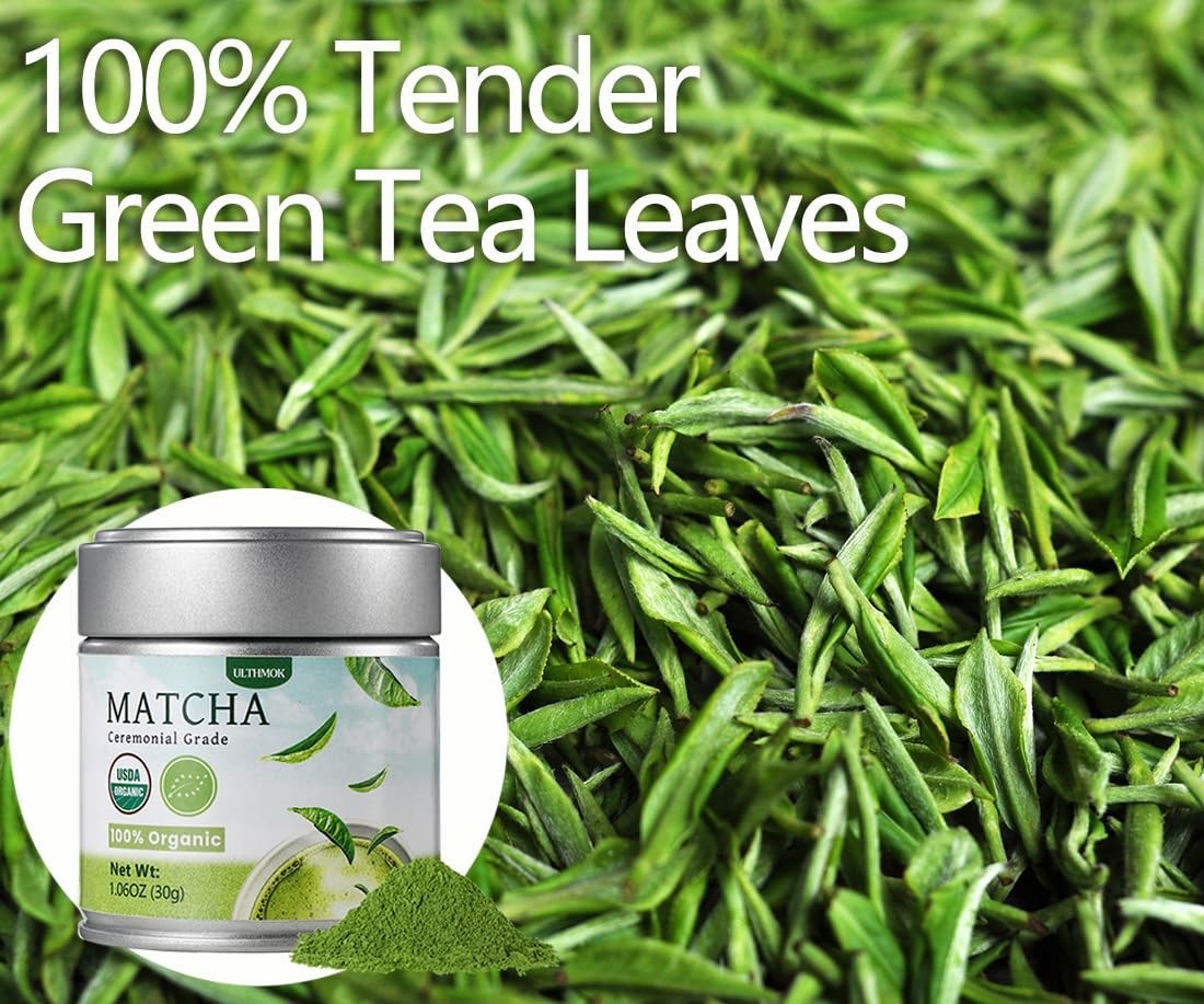 Ceremonial Grade Matcha Powder Matcha Green Tea Powder 1.06oz/30g 100% Organic