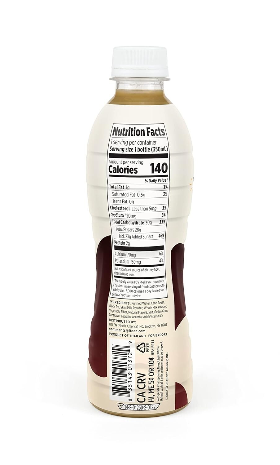 11.8 Oz Bottles of Sweetened Black Milk Tea – Perfect for On-the-Go Enjoyment