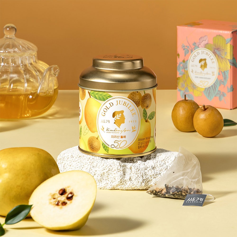 Korean Wild Pear Tea 10 Bags | Jirisan Blend with Quince | Ssanggye