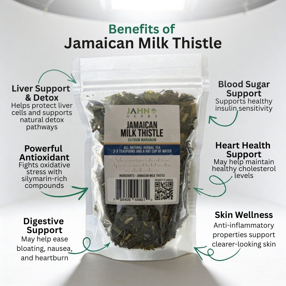 Jamaican Milk Thistle Loose Leaf Tea 2 ounces